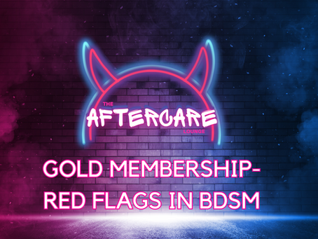 Examples of Red flags in BDSM.
