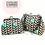 Thumbnail: Mod Turquoise Floral Kisslock Purse