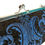 Thumbnail: Blue Baroque Damask Kisslock Purse