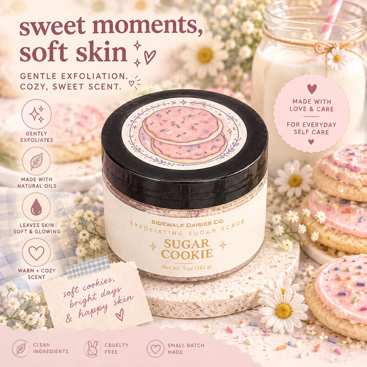 Exfoliating Sugar Scrub - Sugar Cookie