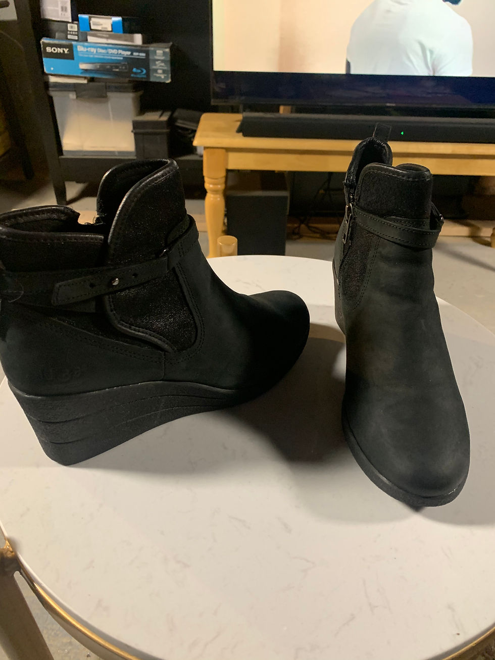 Ugg Wedge Ankle Boots Size 8