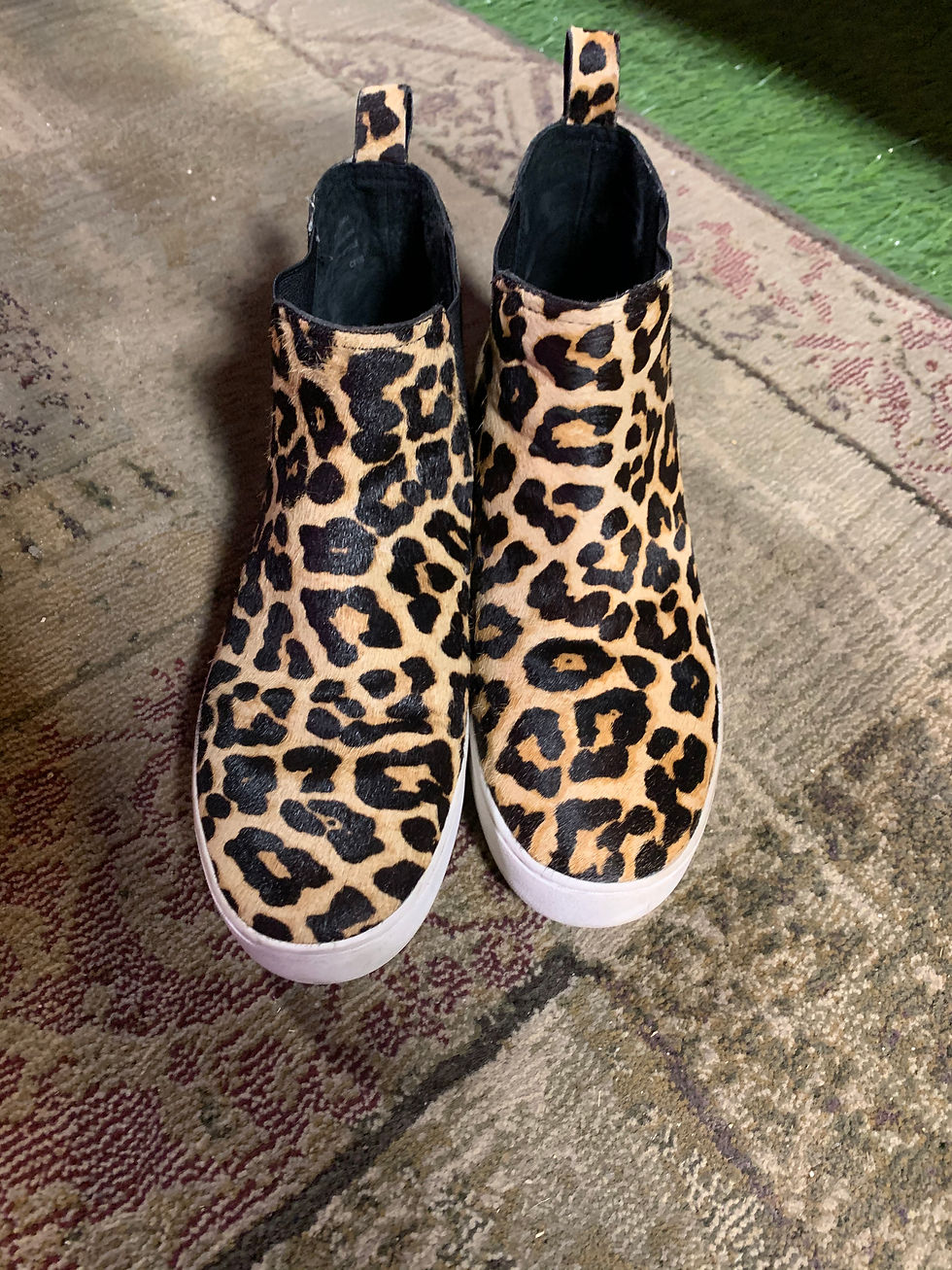 Michael Kors Leopard Sneakers Size 8