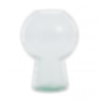 Vase boule en verre retro