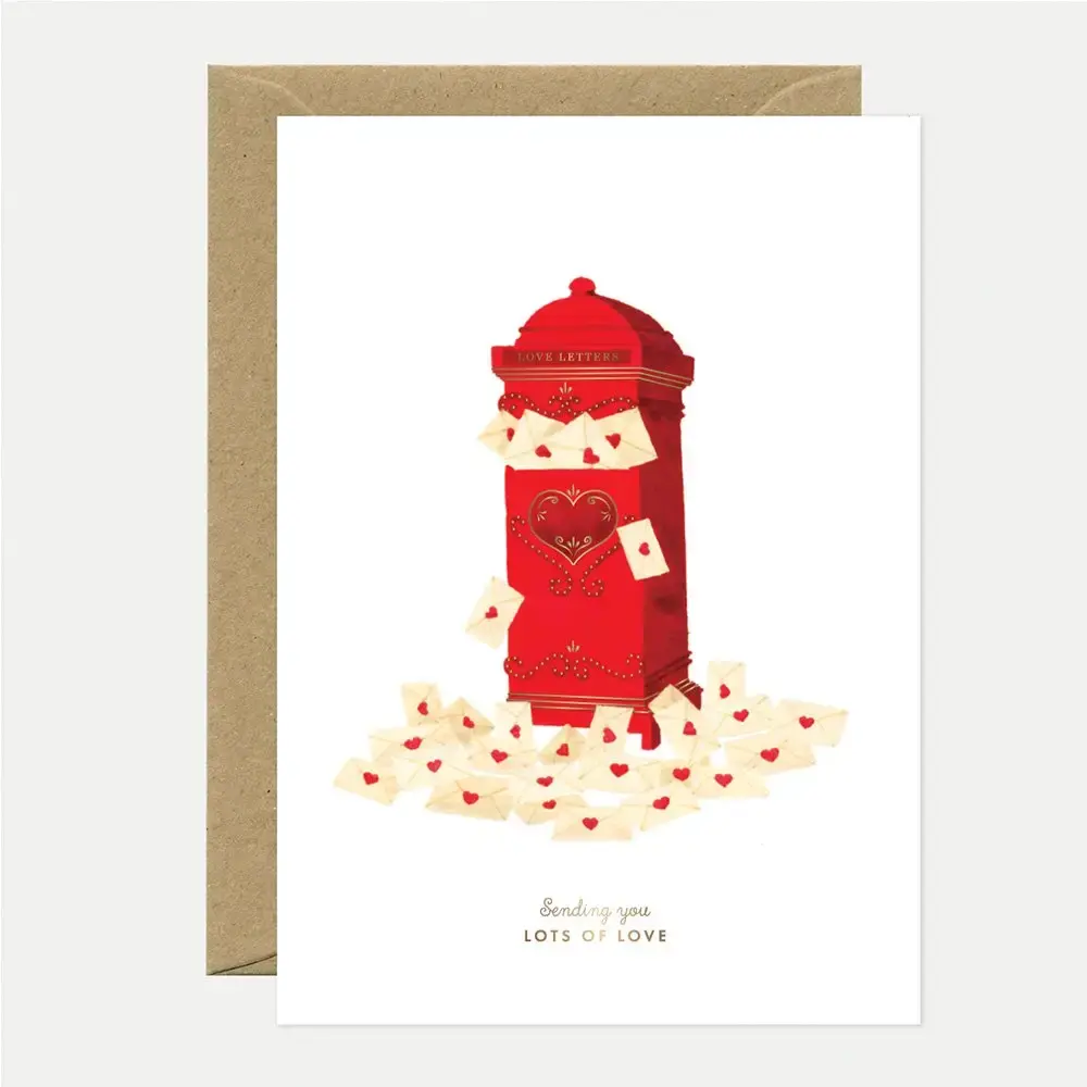 Carte de voeux Lettre d'amour