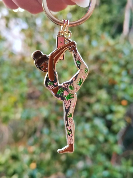 porte clef femme yoga cadeau pour femme marseille