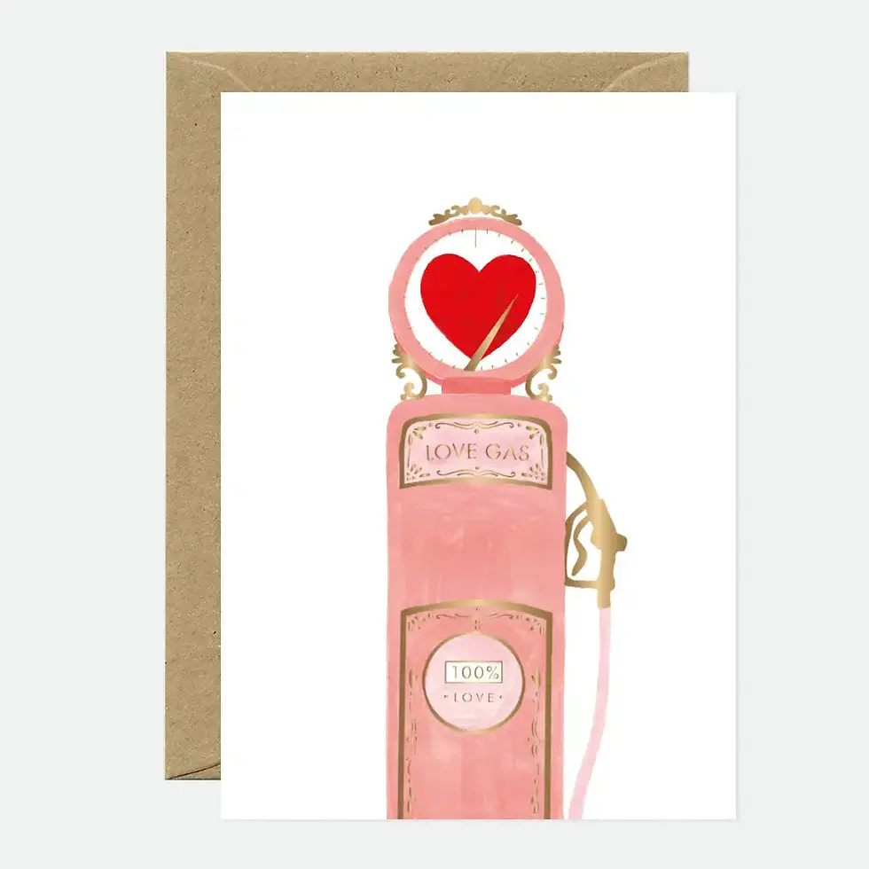 Carte de voeux Love Gas