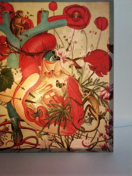Miniature : Coeur anatomique inspiré de l'univers de Frida