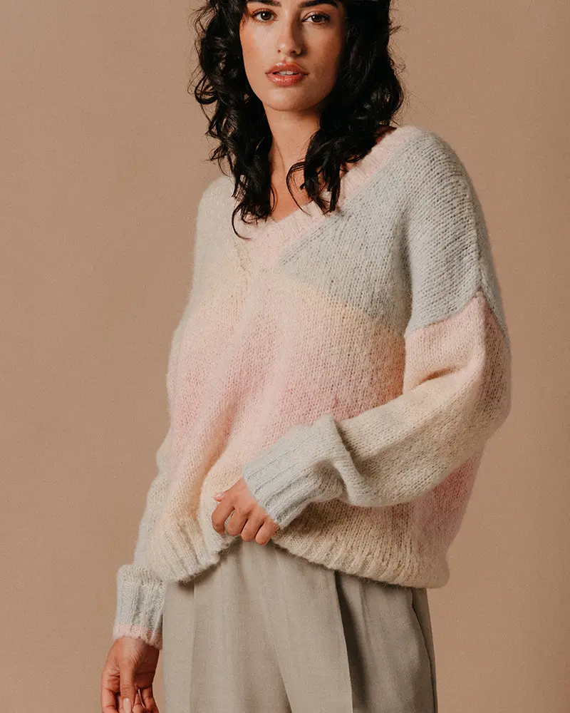 Pull LAMARTINE Pastel Grace et Mila