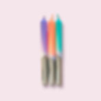 Bougies design pastel Pink Stories Girl With Bangs – tons doux et lumineux
