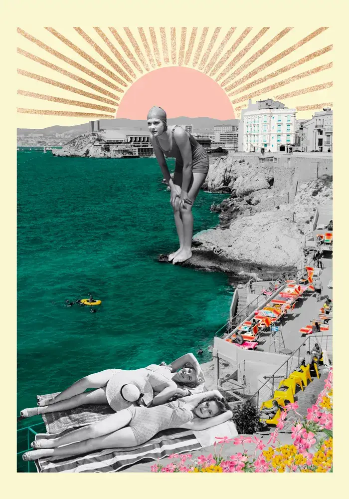 Affiche Corniche de Marseille
