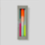 Bougie decorative fluo