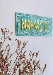 Plaque Namaste