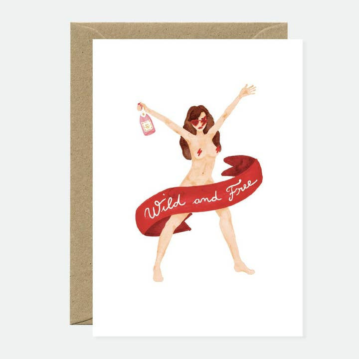 Carte de voeux Wild and Free