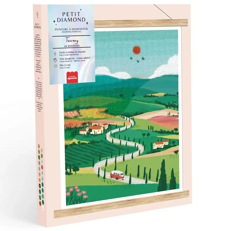 Petit Diamond Toscane La Petite Épicerie – coffret de diamond painting paysages italiens