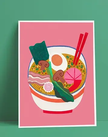 Affiche colorée pop Daria Solak