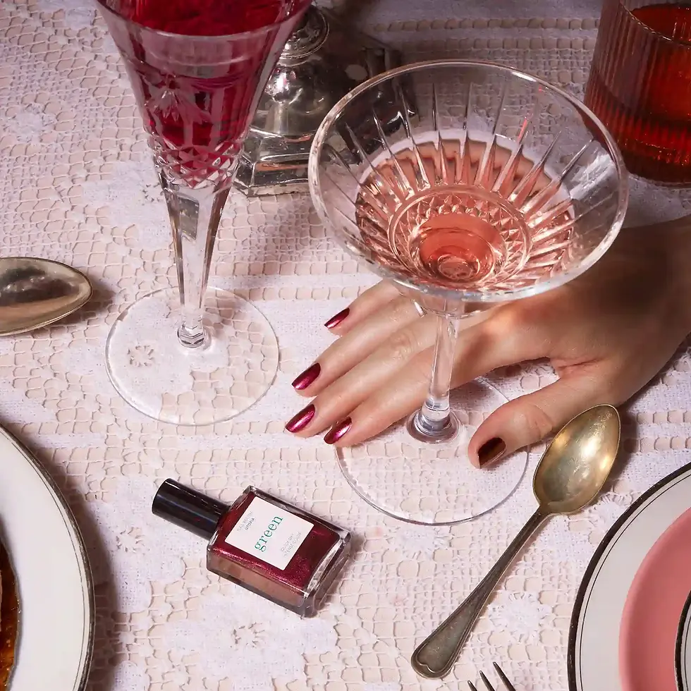 Miniature : Vernis à ongle cuivré paillette écologique