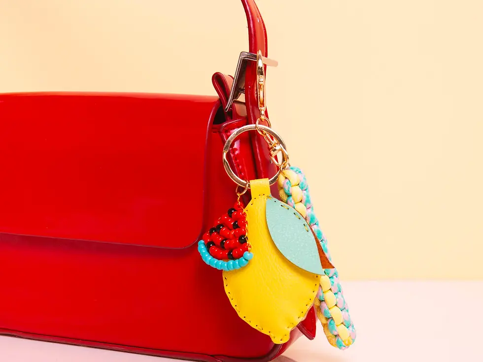 DIY Porte-clé Citron