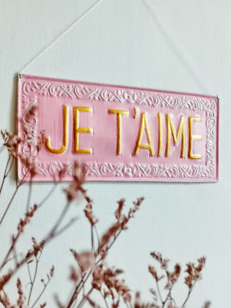 Miniature : Plaque deco mots Je t'aime