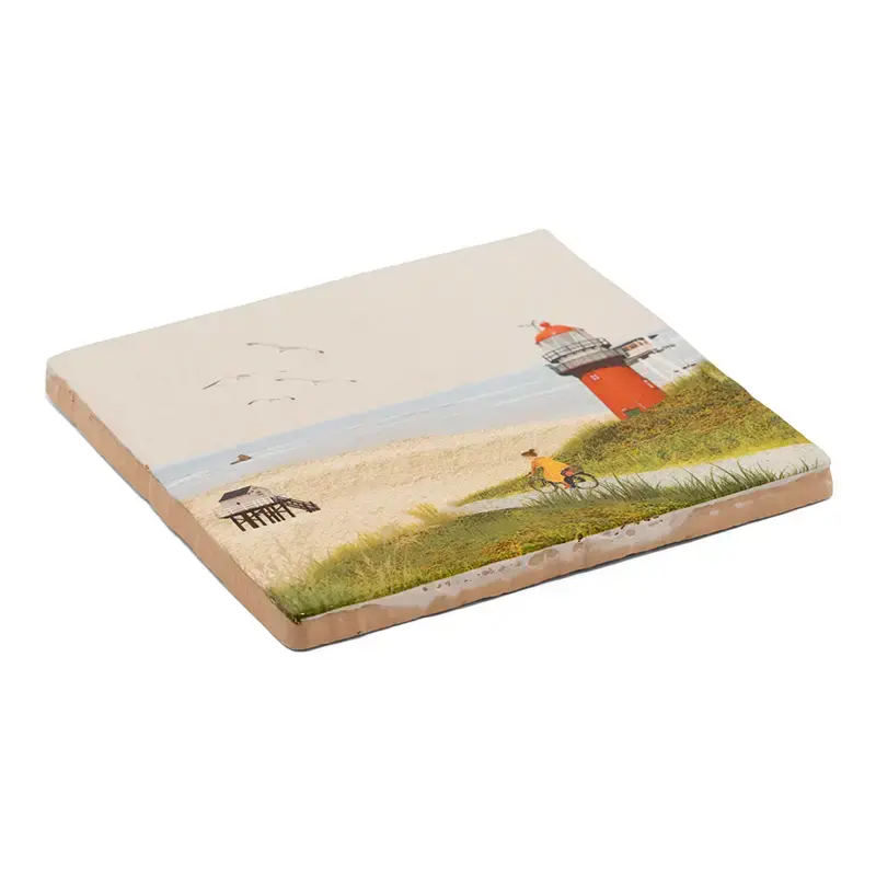 Miniature : Carreau peint à suspendre