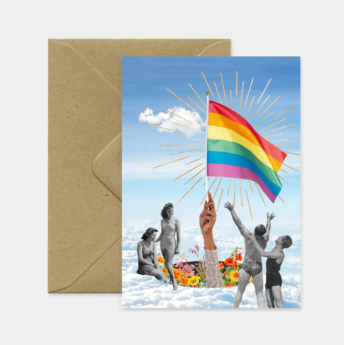 Carte de voeux Gay Pride