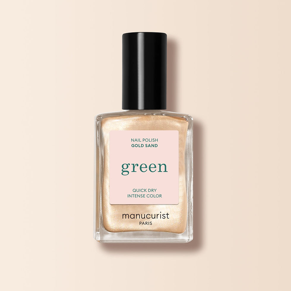 Vernis Green Gold Sand Manucurist jaune doré – flacon 15 ml
