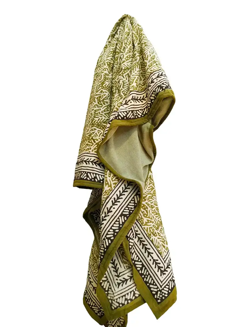 Serviette de plage pareo kaki