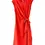 Miniature : Robe longue YCOO corail à nouer à la taille, tissu fluide texturé – Trois Fenêtres