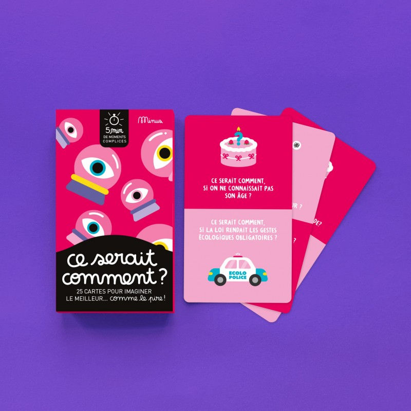 Ce serait comment ? Minus Éditions – aperçu des cartes