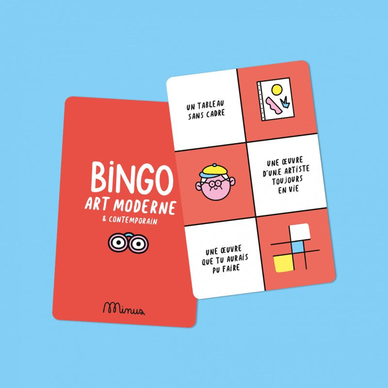 Bingo au Musée Minus Éditions – aperçu des cartes
