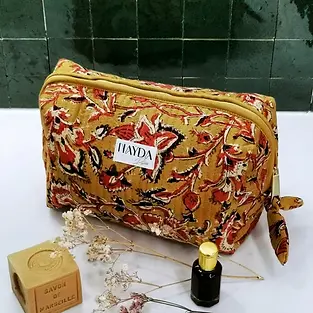 Trousse de toilette fleurs