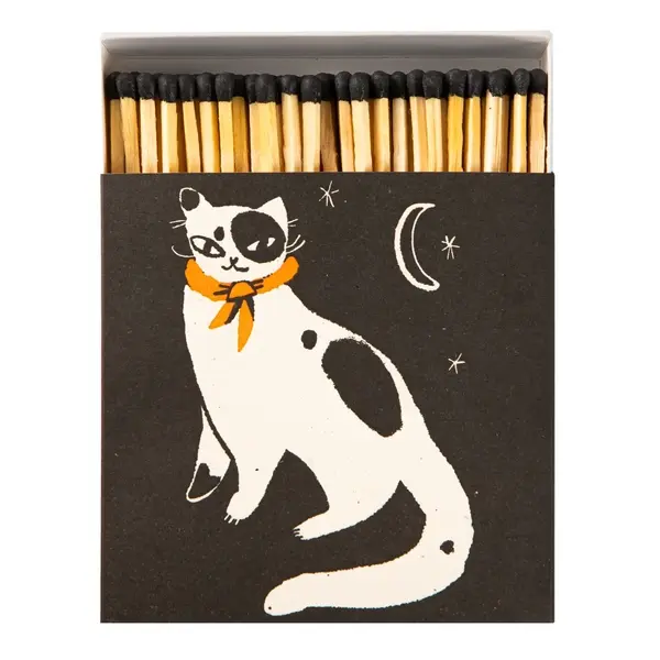 Allumettes Archivist Chat tacheté noir