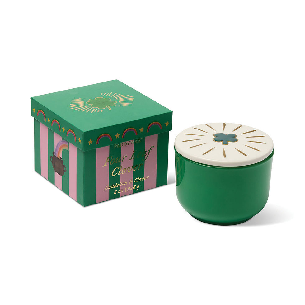 Miniature : Bougie Charmed Leaf Clover 226 g – Pissenlit & trèfle