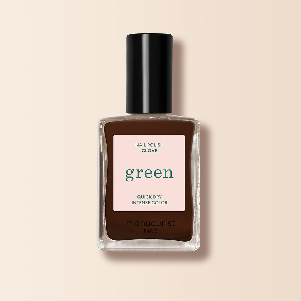 Vernis Green Clove Manucurist marron chocolat aux nuances bordeaux – flacon 15 ml