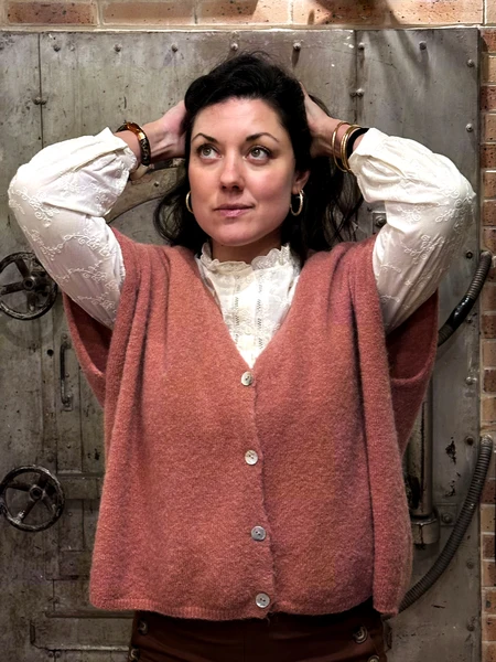 Gilet Vieux Rose Ycoo