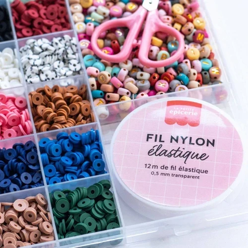 La Petite Epicerie Boîte de 16 Couleurs de Perles Heishi - Pop - Loisirs créatifs La Petite La Petite Epicerie Boîte de 16 Couleurs de Perles Heishi - Pop - Loisirs créatifs La Petite