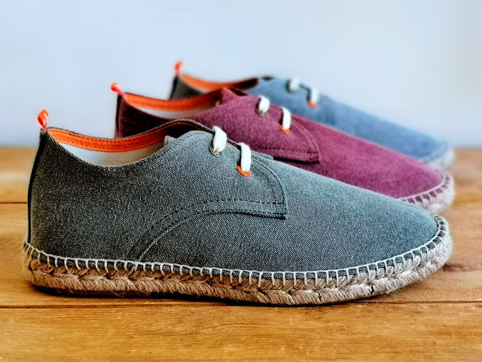 Miniature : Espadrilles à lacets kaki