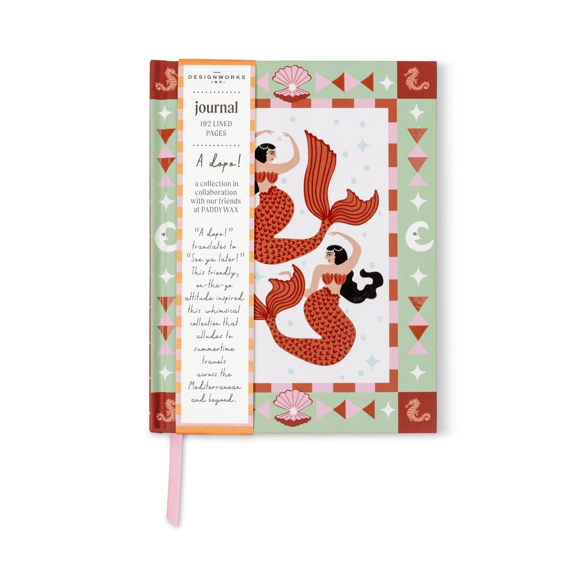 Carnet de notes Sirènes, coquillages et lune – A Dopo