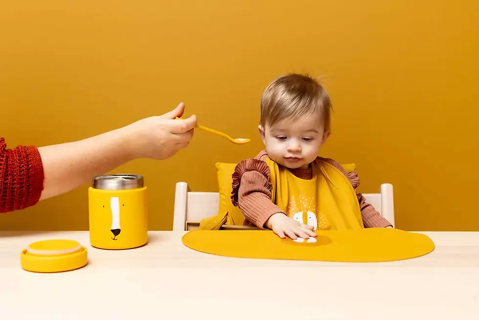 Miniature : Cuillère bébé apprentissage silicone Lion - Trixie