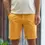Miniature : Short homme Billybelt - Jaune, coton bio