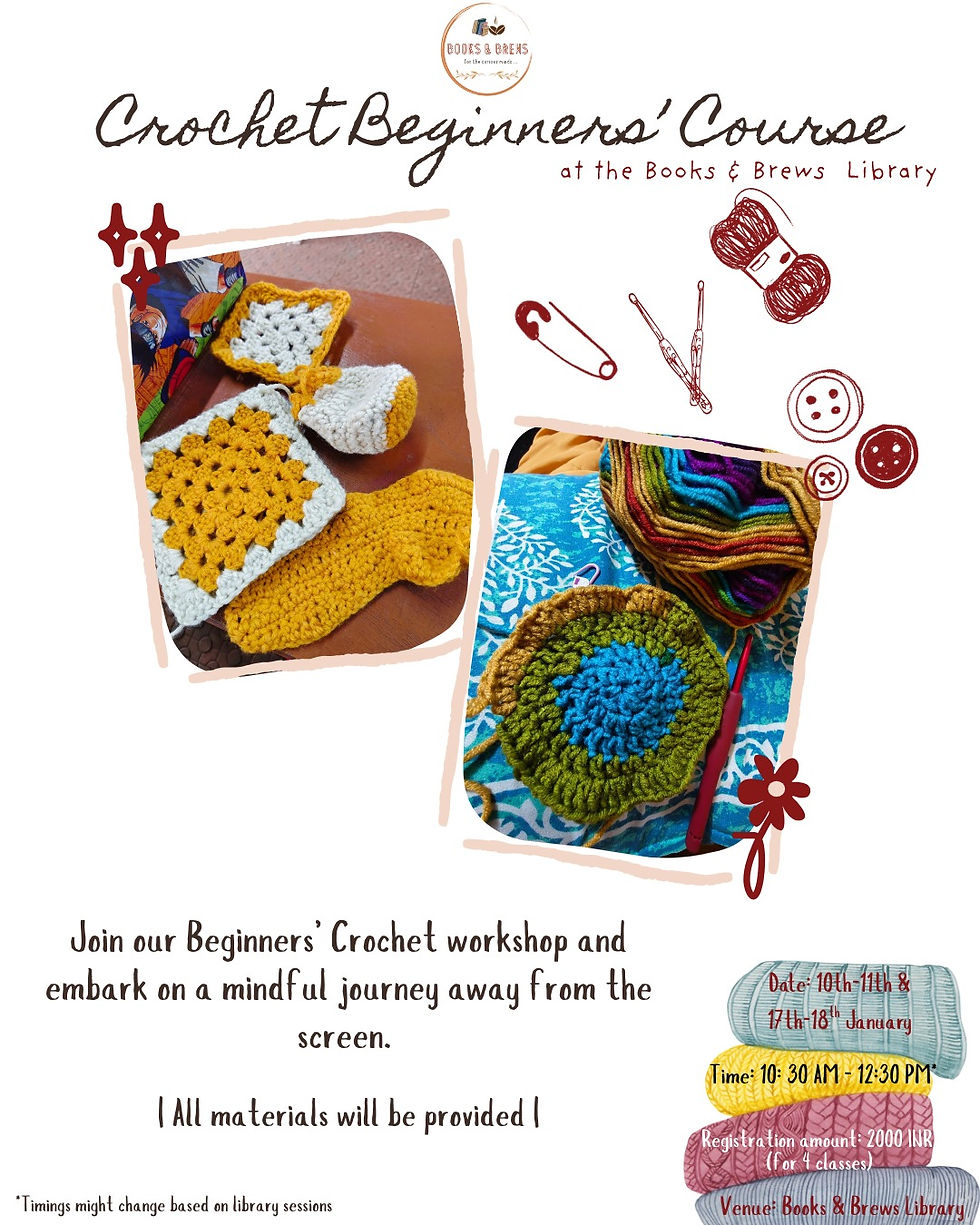 Crochet Course(Beginners)