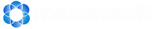 logo horiz maxomsoft blanc