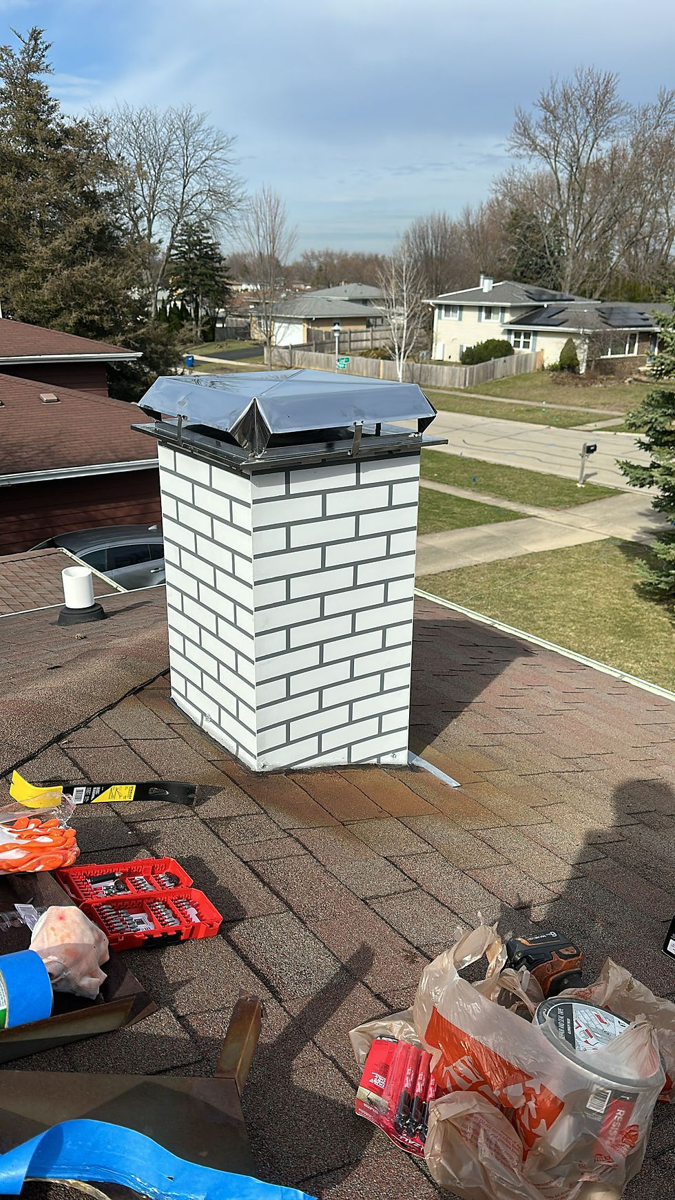 After Rebuilt Chimney
