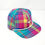 Thumbnail: HIO Pastel Multicolor Plaid Golf Hat - Strap Back/Adjustable