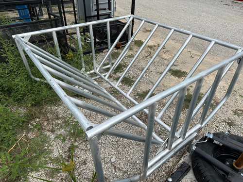 Cradle Hay Bale Feeder Seed Farm Supply