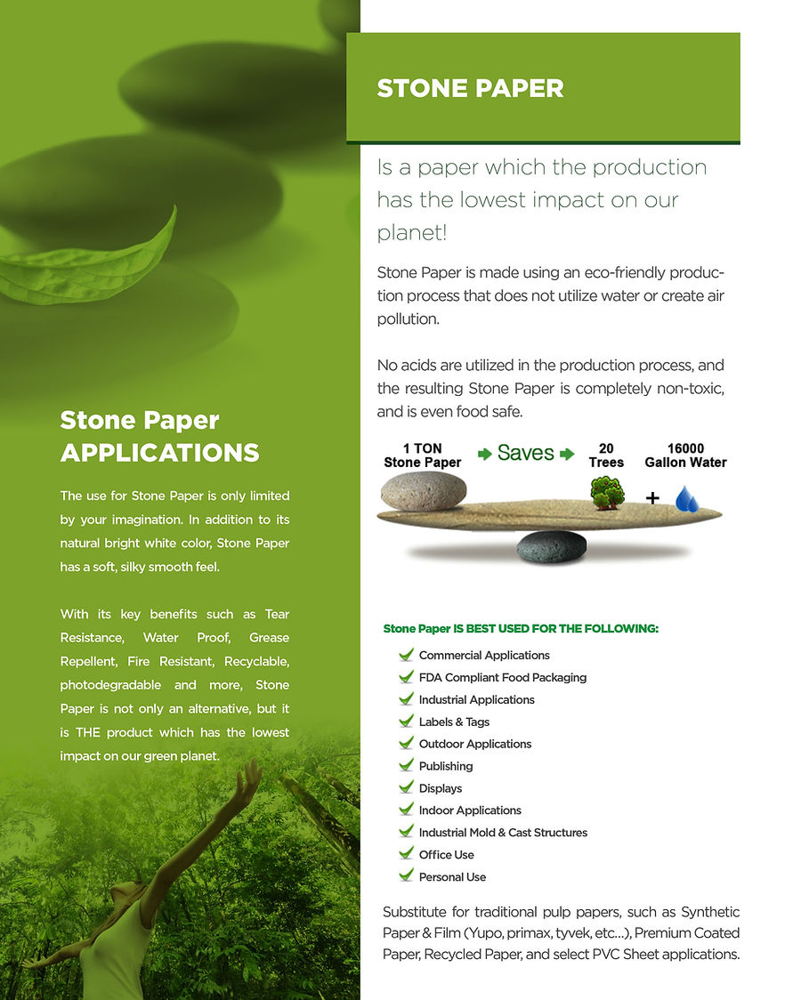 stone paper benefits