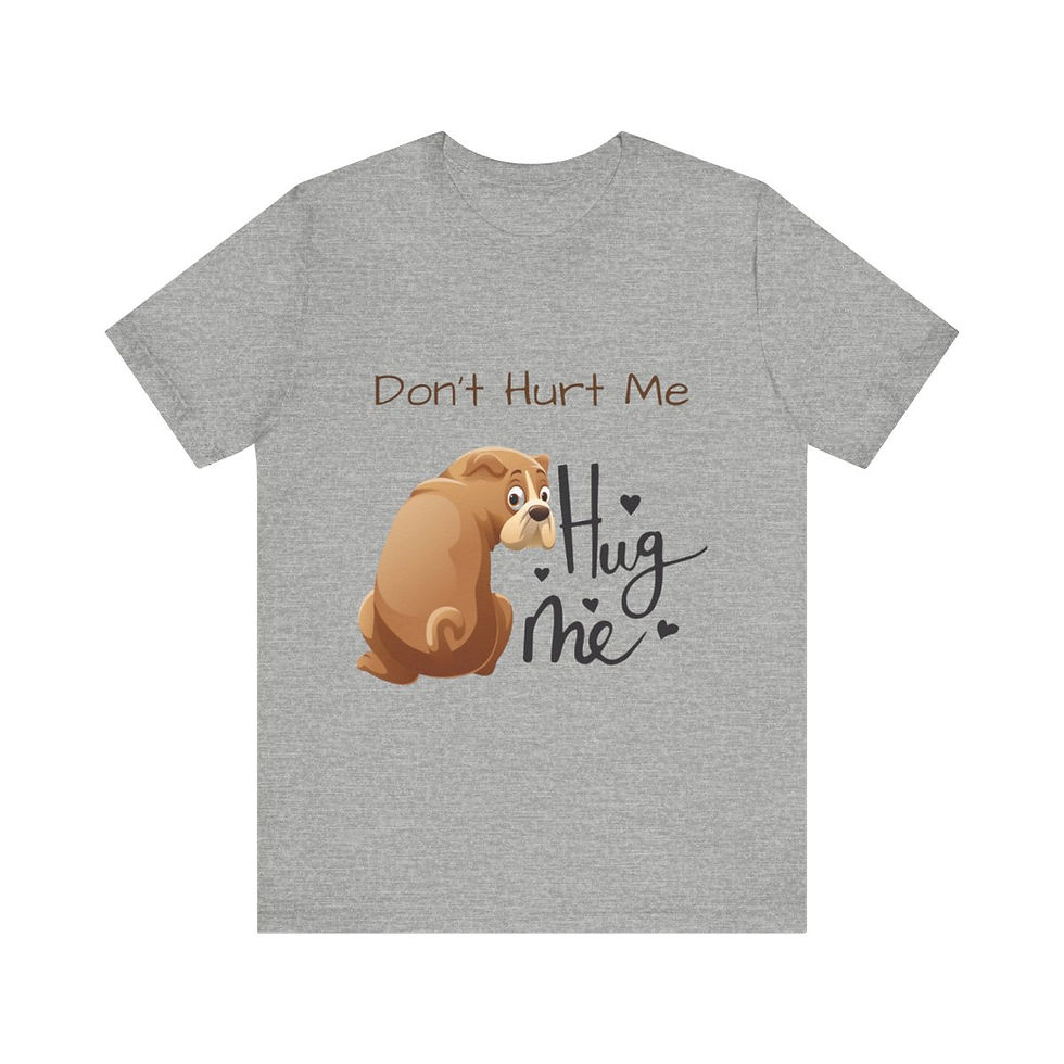 Thumbnail: Don''t Hurt me, Hug Me Unisex Jersey Short Sleeve Tee