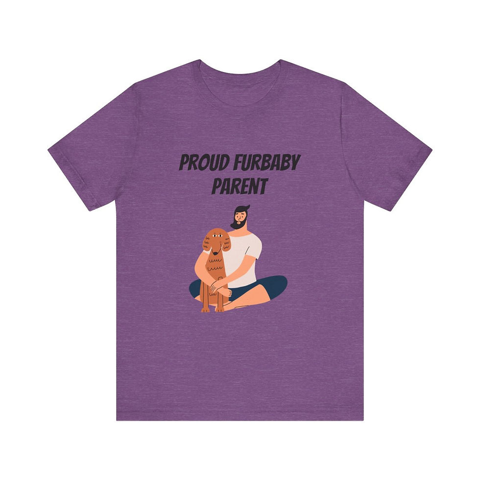 Thumbnail: Proud Furbaby Parent Unisex Jersey Short Sleeve Tee
