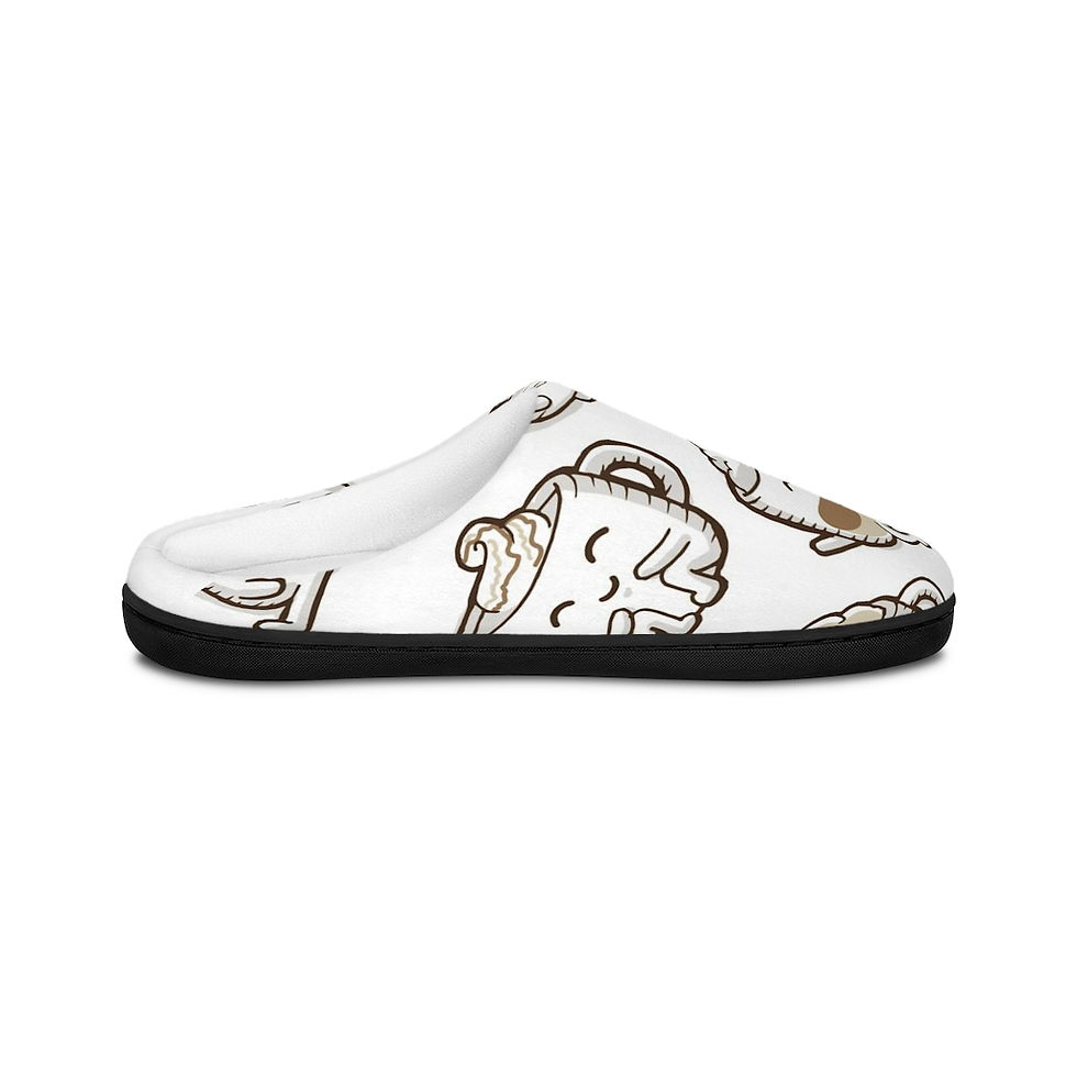 Thumbnail: Coffee Party Indoor Slippers
