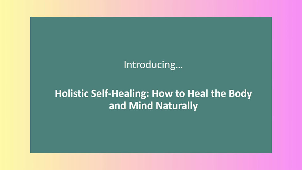 Thumbnail: Holistic Self Healing Package