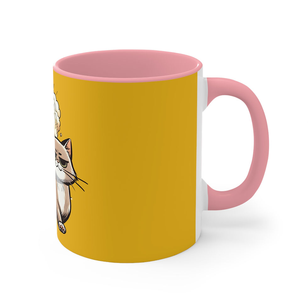 Thumbnail: Funny Cat Accent Mug - "There Was a Red Dot Over There"